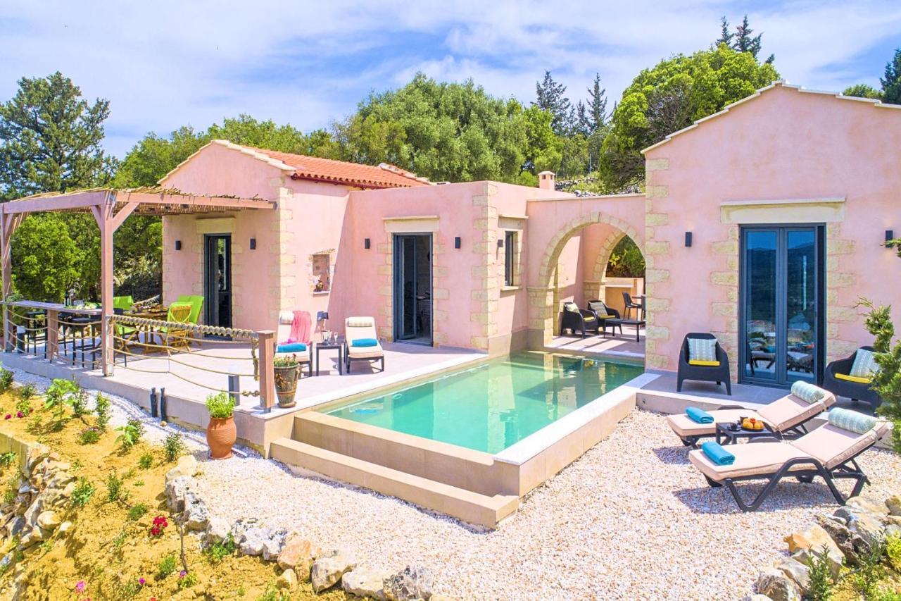 Villa Vardis Heated Pool Vryses Екстериор снимка