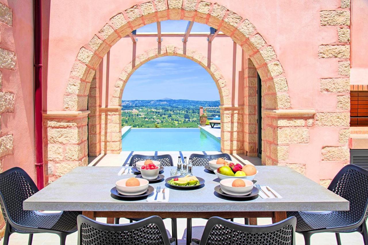 Villa Vardis Heated Pool Vryses Екстериор снимка