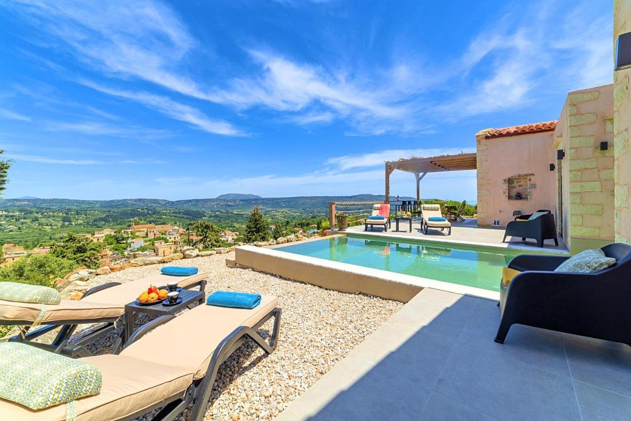 Villa Vardis Heated Pool Vryses Екстериор снимка