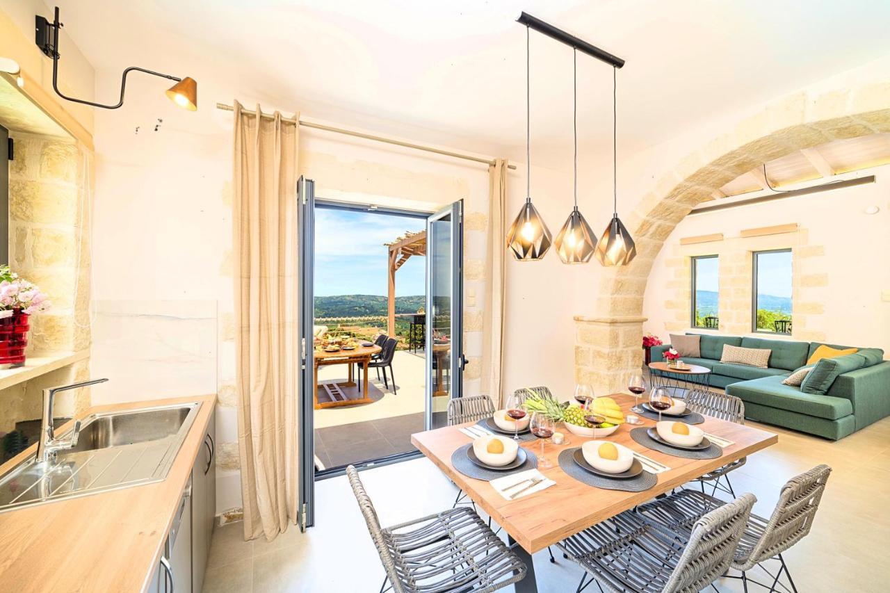 Villa Vardis Heated Pool Vryses Екстериор снимка