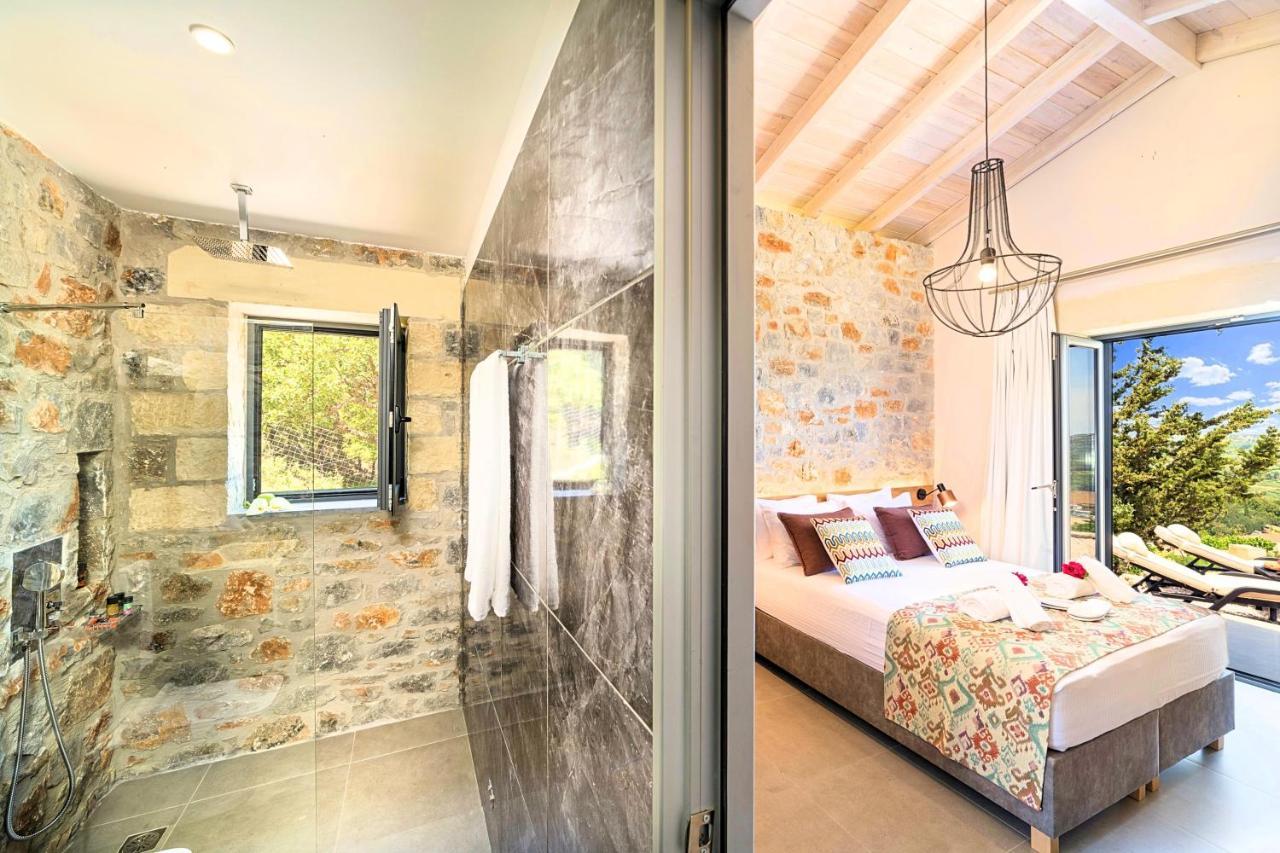 Villa Vardis Heated Pool Vryses Екстериор снимка