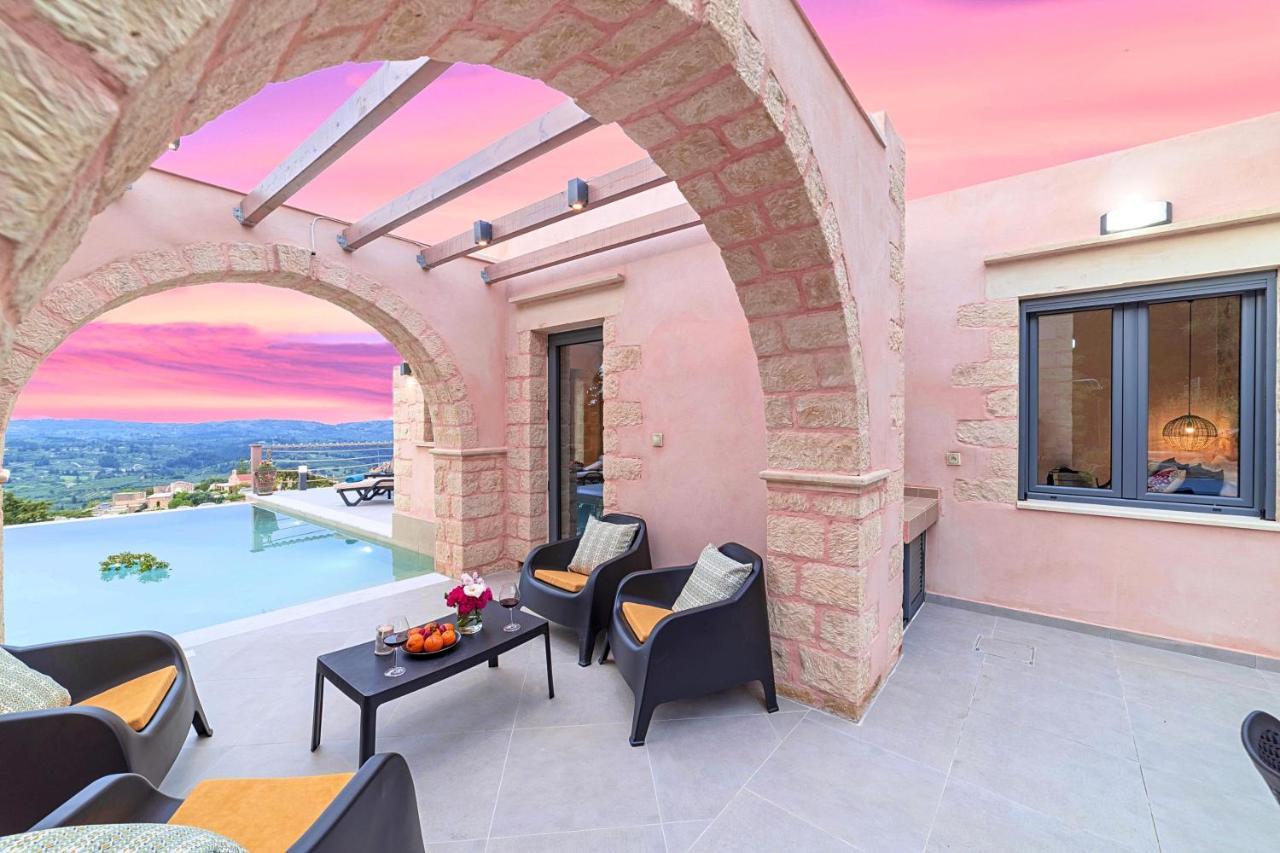 Villa Vardis Heated Pool Vryses Екстериор снимка